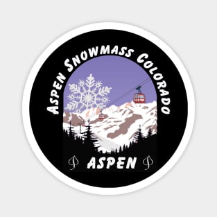 Aspen  Snowmass, USA. Gift Ideas For The Ski Enthusiast. Magnet